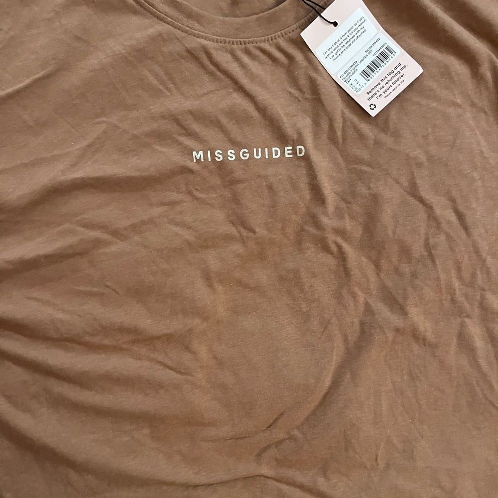 Missguided Brown women Shirt size 12 - Picture 2 of 5